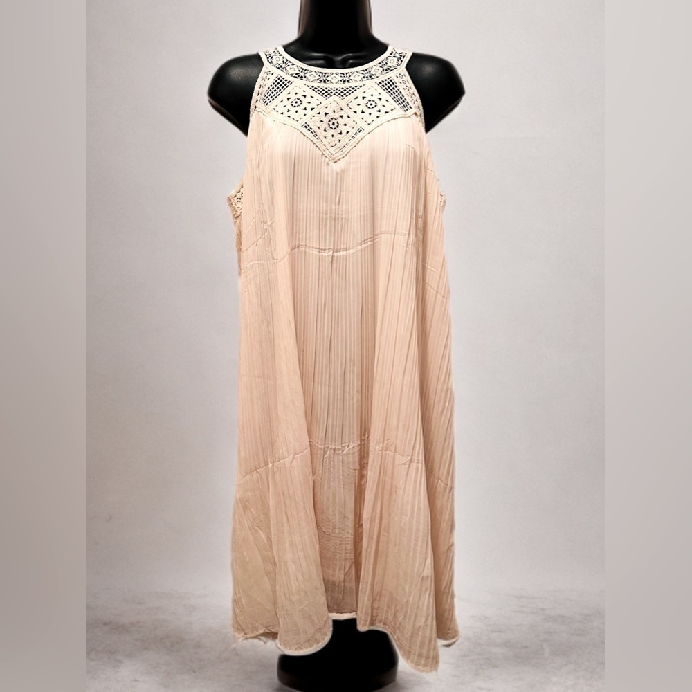 NWT Zesica Summer Halter‎ Chiffon Mini Sleeveless A Line Flowy Dress Size M